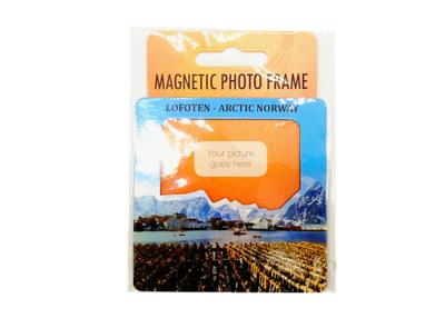 China Custom Design Flexible Magnetic Photo Frame For Refrigerator 4 Colors Printing Custom Fridge Magnet for sale