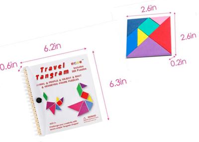 Chine Le puzzle coloré de jeu d'EVA forme le voyage par la route magnétique de Tangram à vendre