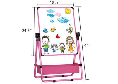 China Magnetic Double-Sided Dry Erase Board with 360° Rotating Easel Stand for Kids Art Easel for sale