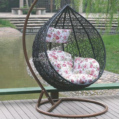 China Patio\garden\outdoor double seater 2 person swing chair hanging chair good quality for sale