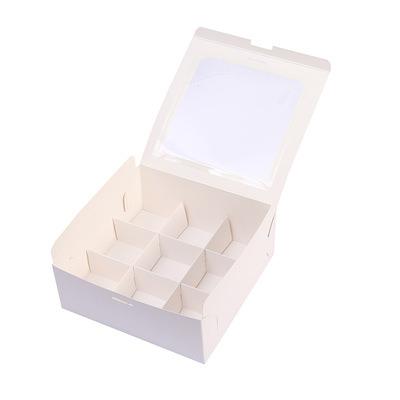 China Gift & Craft Custom Design Luxury Black Paper Cardboard Cake Box Rectangular Cookies Cookies Packing Boxes Wholesale for sale