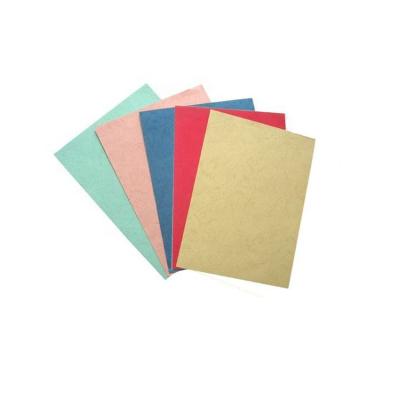 China Recycled Materials Embossed A4 Size Fashion Canvas Embossing Sheet 180gsm 230gsm Color Paper Leather Grain Embossing Board For Book Binding Cover for sale