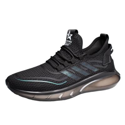 China CUSHIONING Woven Ruffles Sneakers Mens Sports Running Shoes for sale