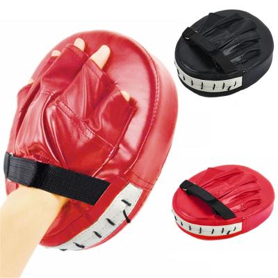 China 1pcs PU Boxing Equipment Hand Target Muttahida Majlis-e-Amal Kick Pad Kit Black Karate Training Mitt Martial Thai Punch Pads Boxing Punching Bags 'coaching for sale