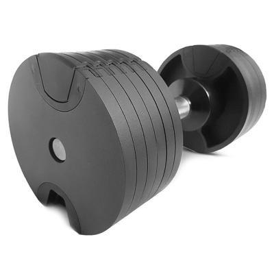 China Universal Fitness Equipment 32kg Dumbbell Suit Wholesale Multifunctional Adjustable Gym Dumbbell for sale