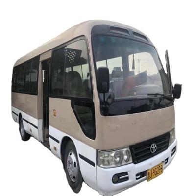 China Construction Machinery Used Toyota Coaster Bus 29+1 Seats , 30 Seats Bus Truck Made In Japan for sale