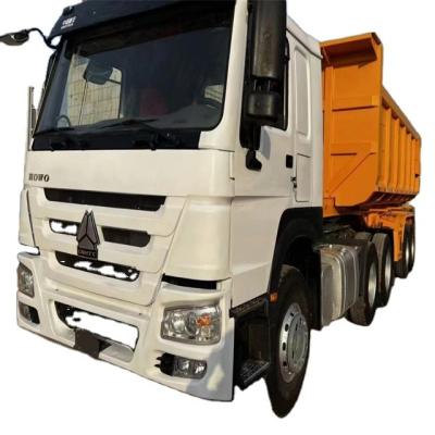 China New And Used Sinotruck Howo 12 Wheeler 8X4 6X4 Dump Construction Machinery Trucks, 30 Cubic Meter 375HP 371hp Truck For Africa for sale