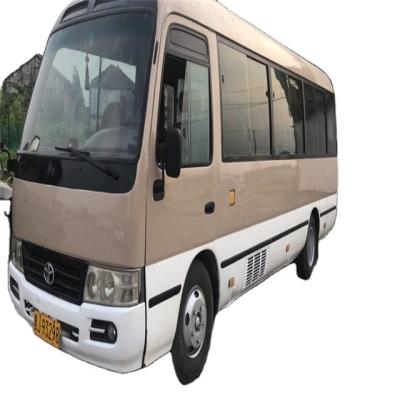 China Construction machinery used Toyota coaster bus 30 seats bus truck toyota hiace bus for sale