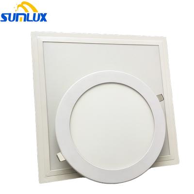 China Best price modern round led panel light 3w 6w 9w 12w ip40 led square led panel light for domestic market office for sale