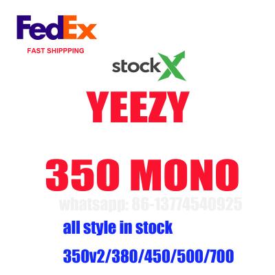 China Cushioning Yeezy 350 Brand V2 450 Factory Directly 700 Ice Blue V2 Sport Clay Mono Bright Blue Sneaker 350 Running Mono Sneakers for sale