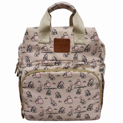 China Customized Anti-theft Multifunctional Unisex Anti-theft Diaper Bag Unisex Travel Mum Baby Diaper Backpack Bag Waterproof Diaper Bag for sale