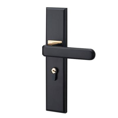 China Bedroom Factory Wholesale Household Bedroom Manganese Steel Panel Unisex Split Door Lock for Wood Door for sale