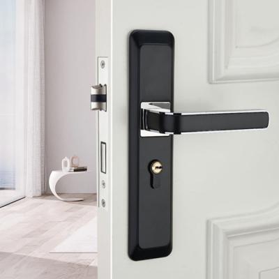 China Bedroom Wholesale Chinese Modern Anti-Theft General Type Mute Wood Door Luxury Bedroom Split Lock Set for sale