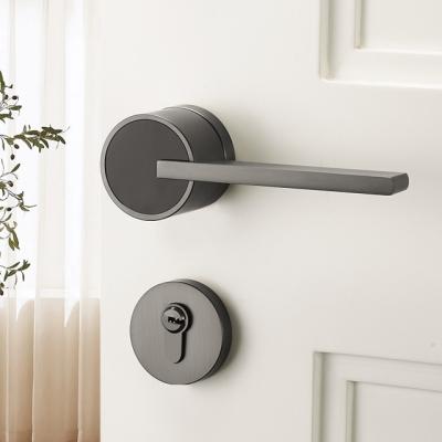 China Bedroom and bathroom Factory Wholesale Interior Bedroom Bathroom Door Simplicity Universal Split Door Lock for sale