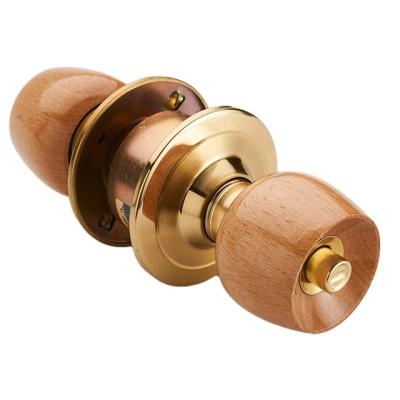 China Bedroom and bathroom(Wooden doors) Residential Entrance Privacy Bathroom Bedroom Interior Safe Tubular Cylindrical knob hotel door safety lock for sale