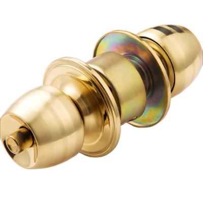 China Bedroom and bathroom(Wooden doors) Factory Direct Good Price Tubular Hotel Door Knob Lock for sale