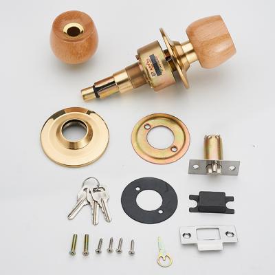 China Bedroom and bathroom(Wooden doors) Cerraduras Keyless Passage Bathroom Entrance  Tubular Cylindrical Knob Door Lock set for sale