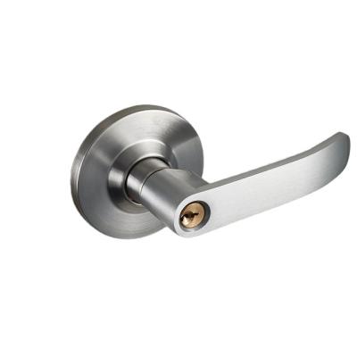 China Aluminum alloy Zinc Alloy Round Rosette handle lock Residential Commercial Lever Privacy Door handle lever Lock for sale