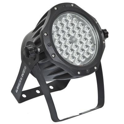 China Cheap Price Waterproof Led Par Can 36leds 3w Rgbw Outdoor / Indoor Led Par Dmx Light 255(D)*255(W)*335(H)mm for sale