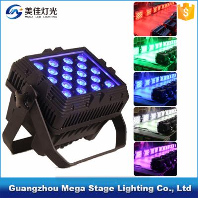 China RGB color mixing IP65 18pcs 10w outdoor rgbw par multicolor led landscape light for sale