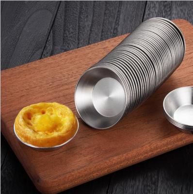 China Stainless Steel Viable Egg Tart Mold / Baking Mold for sale