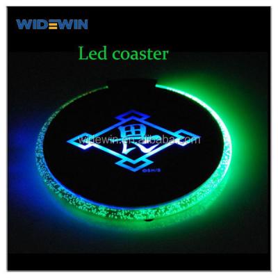 China 2021 ABS New Design Led Coaster for sale