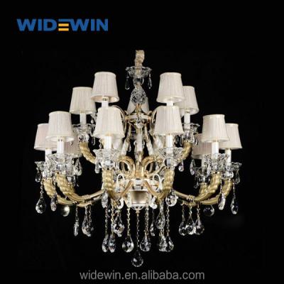 China New Design Crystal Chandelier Light Luxurious High Quality Hotel for sale