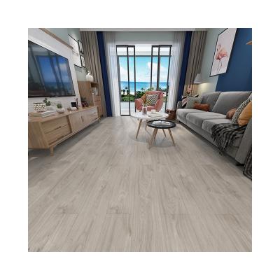 China Customers Logo Hdf 8Mm-12Mm Modern Bevel Painting Laminate Flooring Waterproof Wood Laminate Flooring for sale