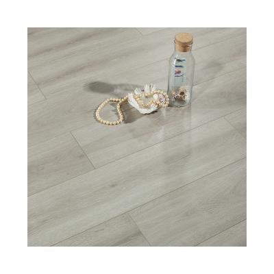 China Hdf Ac3 Modern Living Room Wood Flooring Painted Bevel Laminate Flooring Manufacturer China for sale