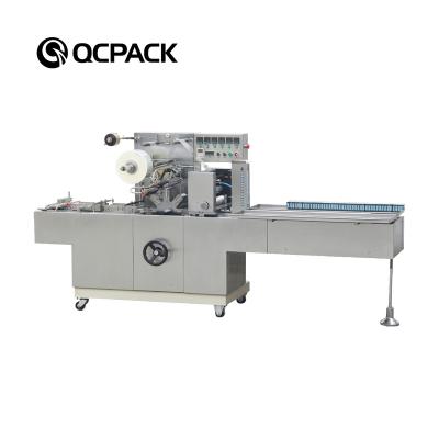 China Automatic CLOTHING Perfume Box Cardboard Cellophane Wrapping Machine for sale