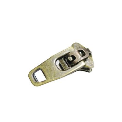 China SS-45YG-650NS Manufacture Auto Lock 4.5yg Stainless Steel Zipper Slider Jeans Nickel Free Zipper for sale