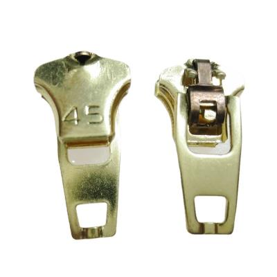 China SS-45YG-880 Nickel Free Custom No. 4.5 Semi Automatic Lock Iron Yg Zipper Slider For Jeans for sale