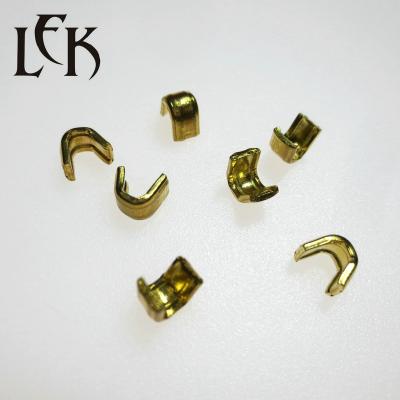 China Brass Lock Color Nickel And Antique Brass Zipper U Plugs And Zipper H Plugs for sale