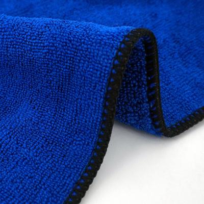 China Professional Manufacture Disposable Microfiber Towel Car Cloth Warp Sports Gym Weft Knitting Quick Dry Towel for sale