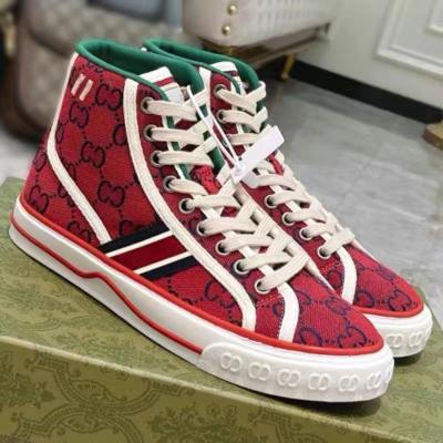 China Fashion trend factory price designer gg shoes famous brands women GG tennis sneakers for men luxury brands walking canvas shoes for sale