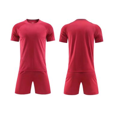 China Sets Hot Selling Quick Dry Breathable Soccer Uniform Customized 2022-23 Season White Soccer Jersey Sets for sale