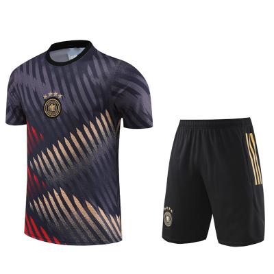 China Wholesale Soccer Team Football Training Short Sleeve Sets Sets For Men Germany Quick Dry Breathable Soccer Jerseys for sale