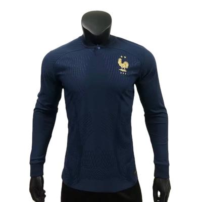 China Shirts & Tops Wholesale Nation Good Quality WORLDCUP Soccer Jersey France Long Sleeve Soccer Jersey for sale