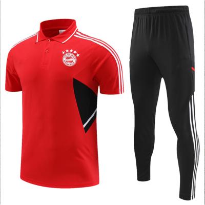 China Soccer Club Team Bayern Shirts For Men Latest 2022/23 Season Comfortable Custom Men's POLO SUIT Square Polo T-Shirt for sale