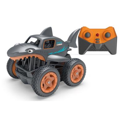 China Other Mini 5 Channel 2.4GHz RC Shark Design Stunt Car Monster Truck With Light for sale