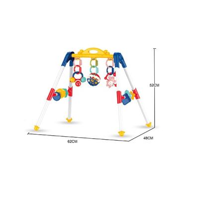 China Gym Toy Plastic Rattle Activity Baby Musical Indoor Foldable Frame for sale