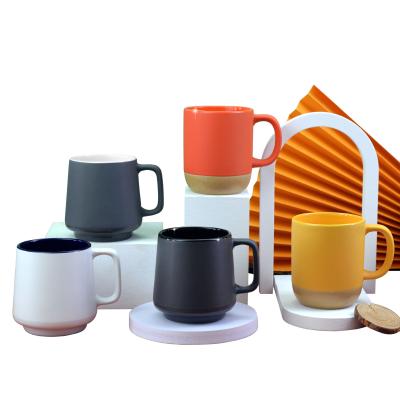 China Nordic Creative Mug Office Gift Ceramic Mug Set Customized Logo Multi-cup Water Cup Wholesale for sale