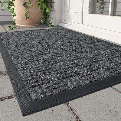 China Home Custom Made Washable Mats Door Floor Mats Mat for Front Rubber Outdoor for Entrance Modern Adult 300PCS Machine Made Home Novelty Door Mats for sale