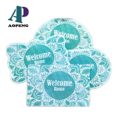 China Bathroom Mats Home Decor Door Mats Anti-Slip For Entrance Way Indoor Custom Printing rugFunny Welcome Door Mat for sale