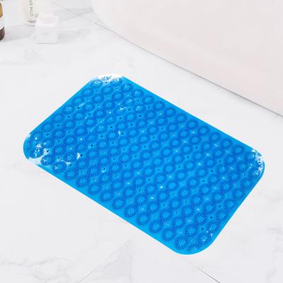 China Non-slip Bathtub Stocked Mat Safe Shower Mat Soft On Feet Suction Cups For Bathroom Area RugNon Slip Bathroom Tub PVC Bath Mat for sale