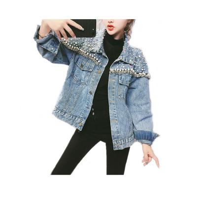 China 2020 hot sale women's long denim jacket women's QUICK DRY denim anorak jacket women for sale