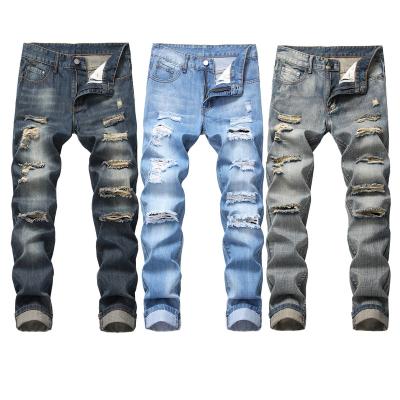 China Guangdong Sustainable Factory New Men's Regular Jeans Classic Fashion Pants Retro Straight Jeans Men's Jeans Pants Custom Made for sale