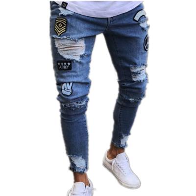 China Fashion wash good quality mens jeans slim fit with factory direct sale price for sale