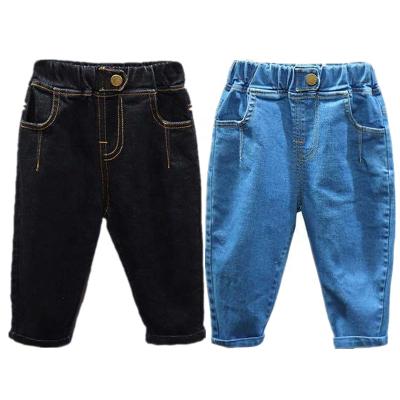 China Hot Selling Design Color Fade Proof Insti Color Neutral Kids Jeans Baby Boy Pants Waist Quality Boys Jeans for sale