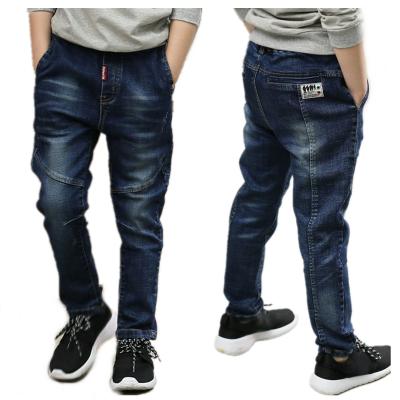 China Color Fade Proof ODM/OEM jeans kids boys stacked long pants kids denim baby jeans boys jeans pants for sale